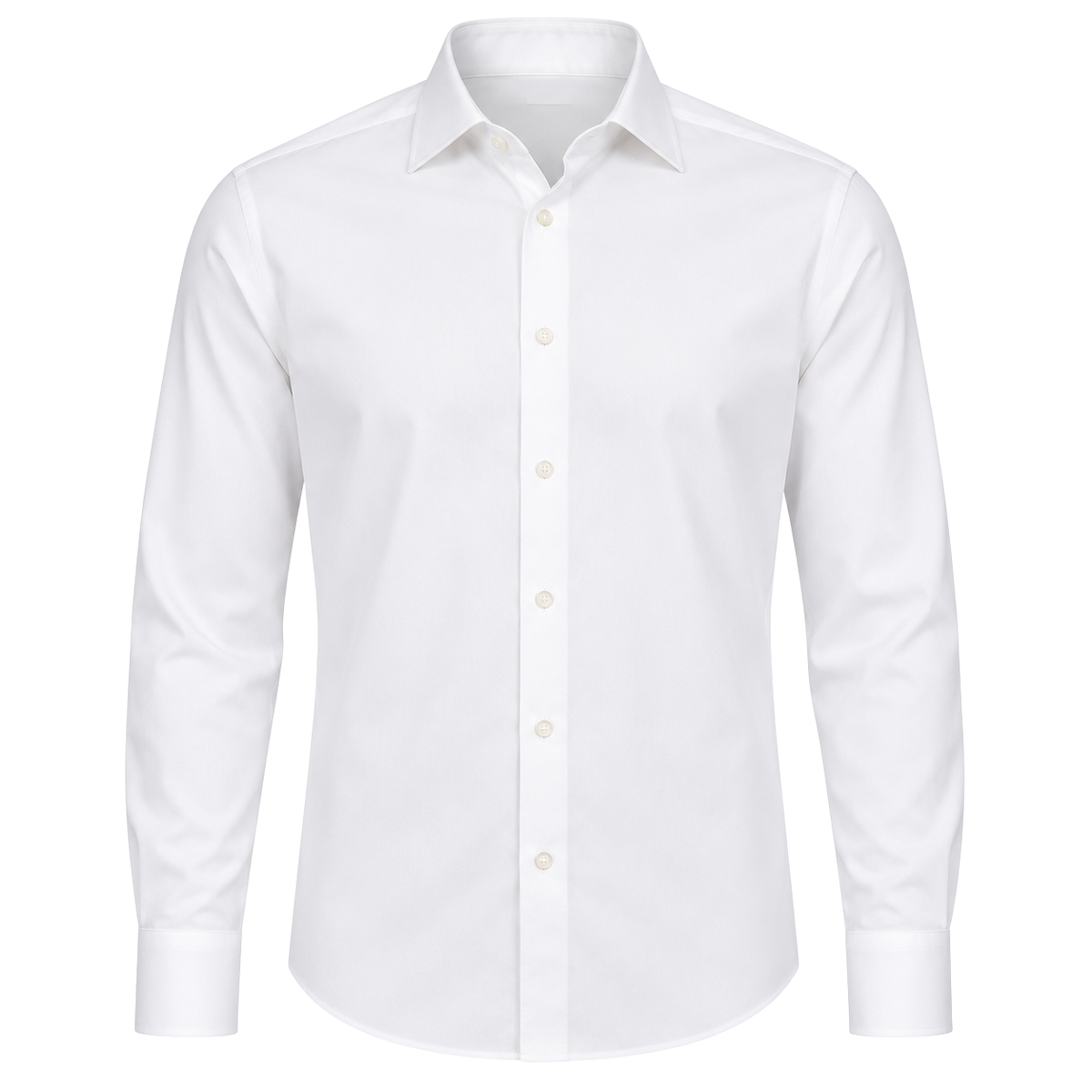 Tailored Premium Cotton Dress Shirt – White | KELLYNGSTON