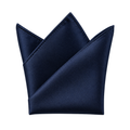 Pure Silk Pocket Square – Deep Navy | KELLYNGSTON
