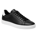 Premium Leather Low-Top Trainers – Black & White | KELLYNGSTON