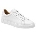 Premium Leather Low-Top Trainers – White | KELLYNGSTON