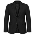 Tailored Wool Blend Blazer – Black | KELLYNGSTON