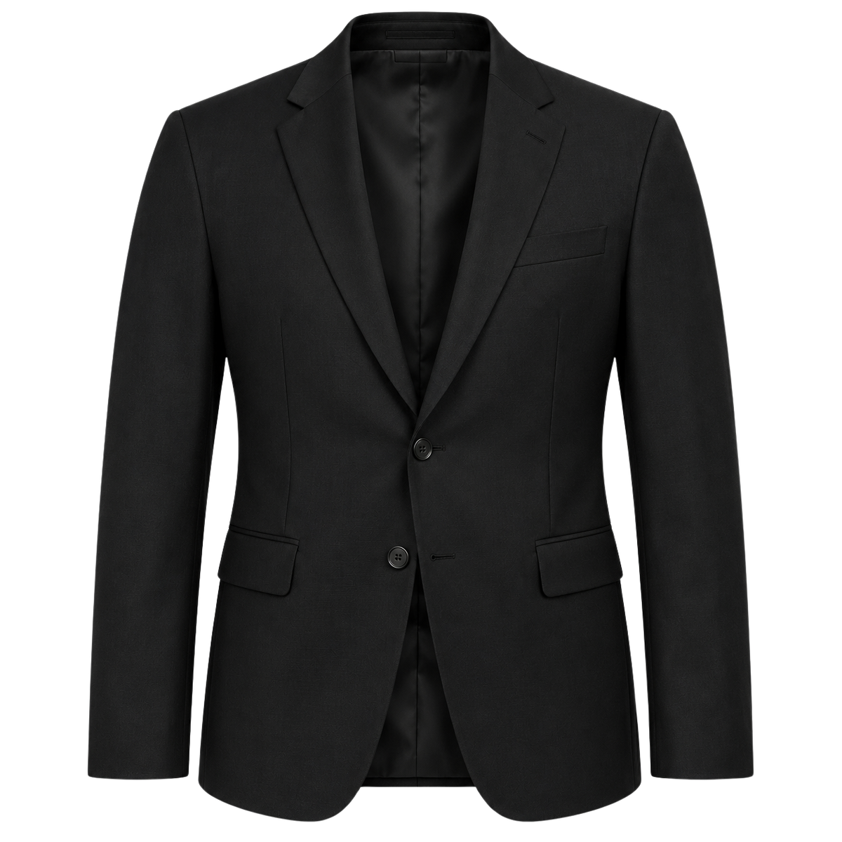 Tailored Wool Blend Blazer – Black | KELLYNGSTON